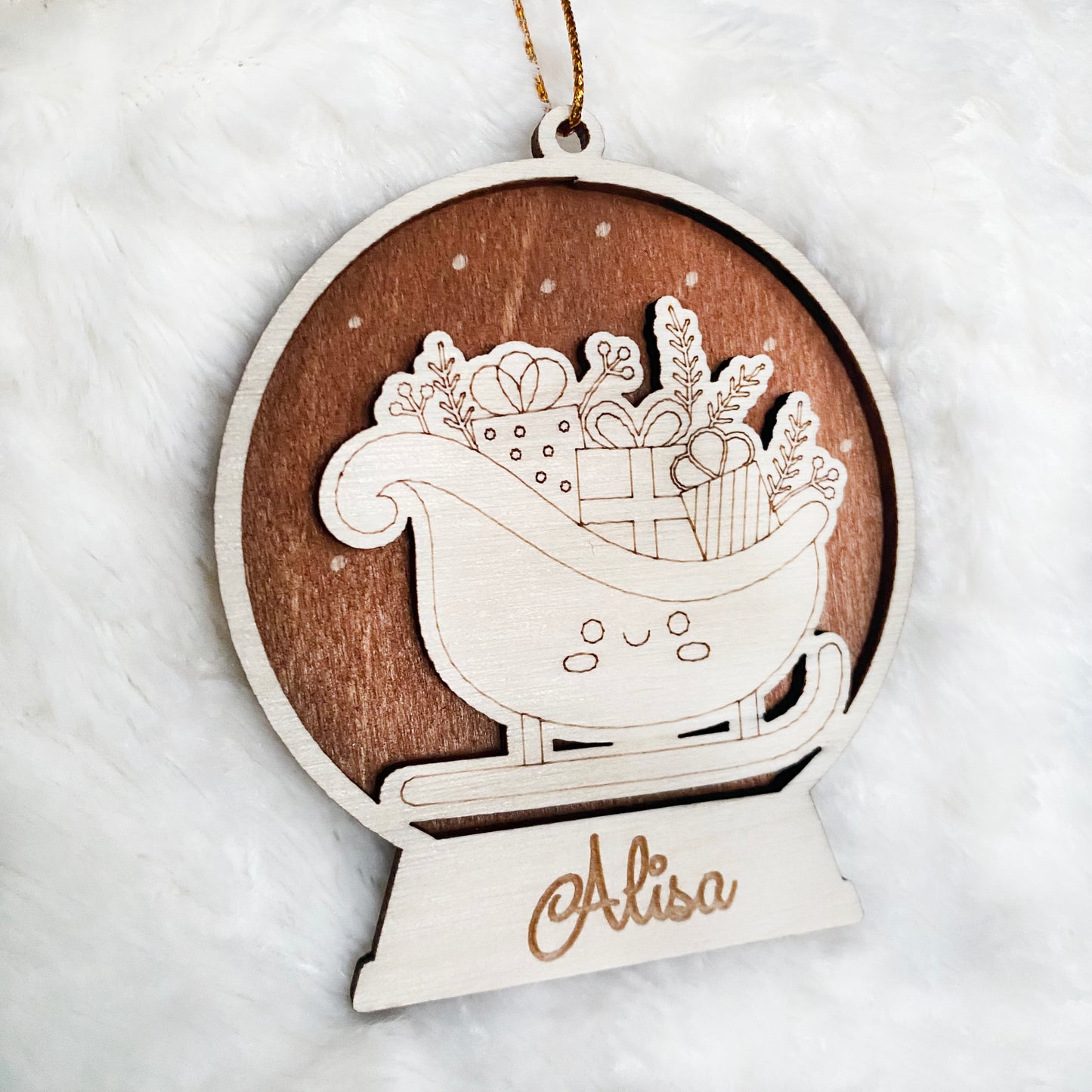 Christmas ornament with your own name