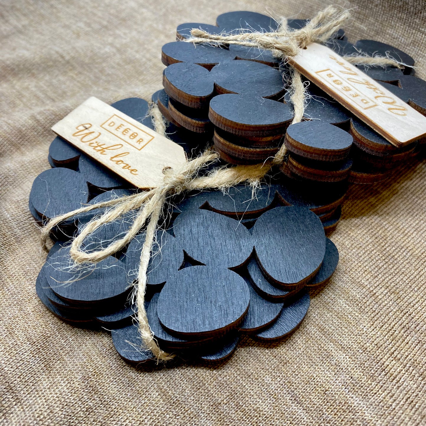 STONES - Set of 4 Glass Coasters