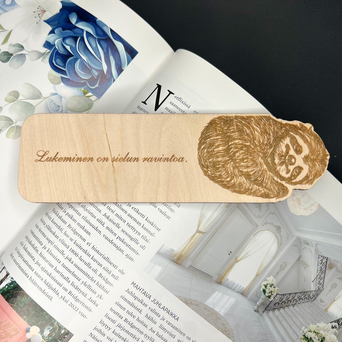 Wooden bookmark