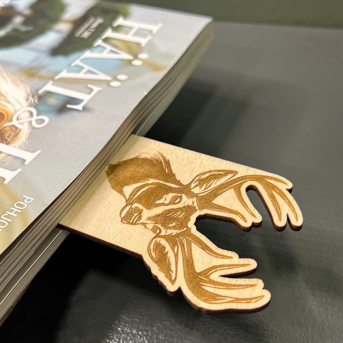 Wooden bookmark