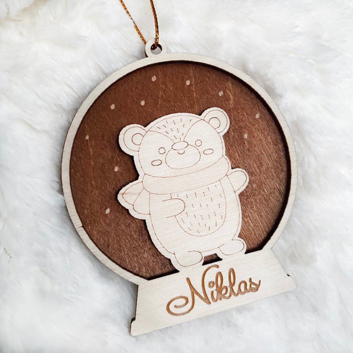 Christmas ornament with your own name