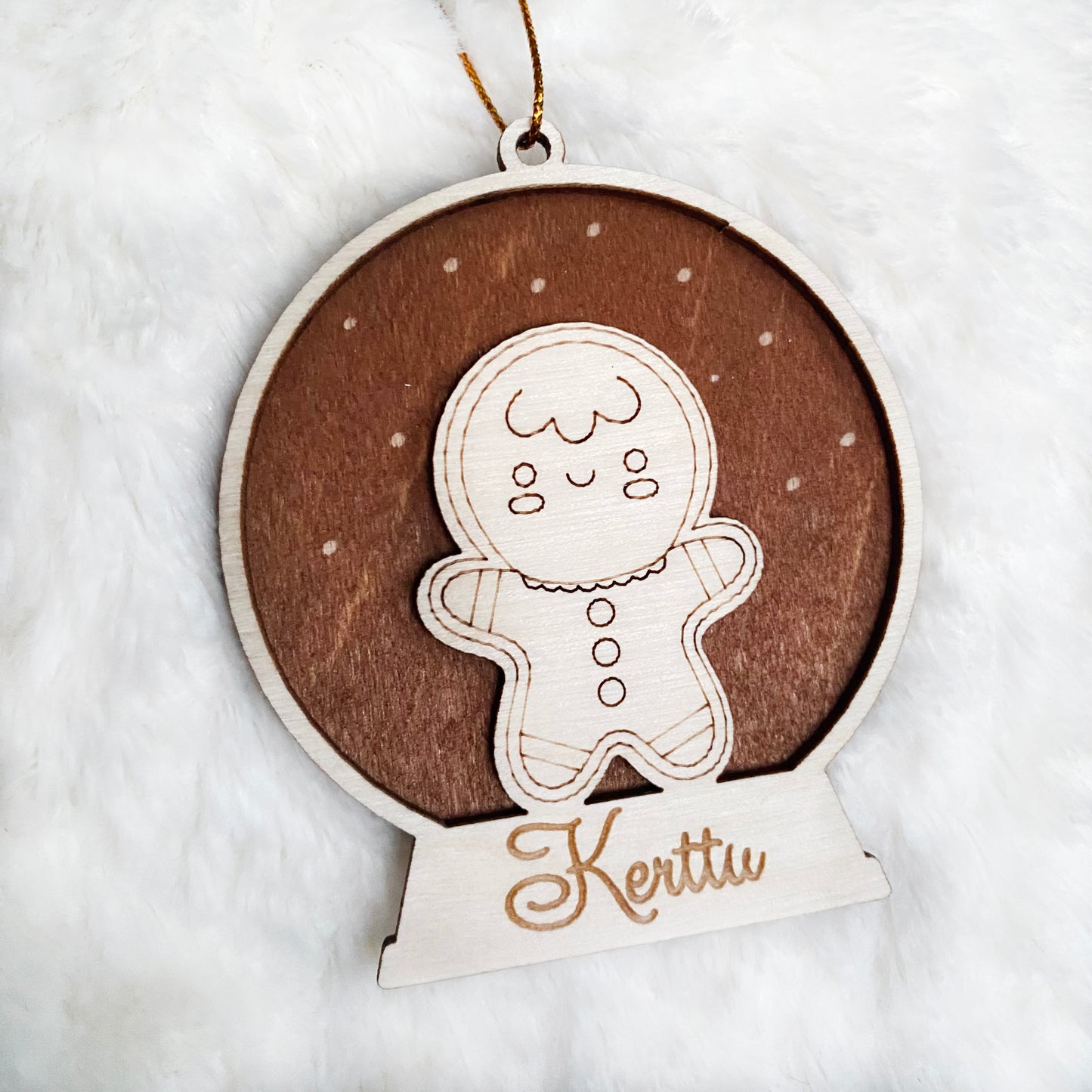 Christmas ornament with your own name