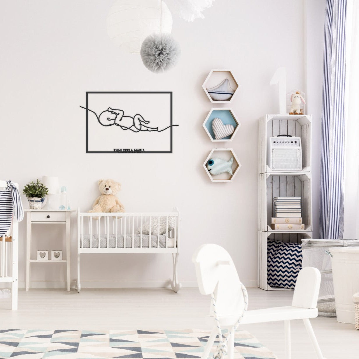 Newborn ART painting - interior element - Finnish design - Eco Decor Oy.