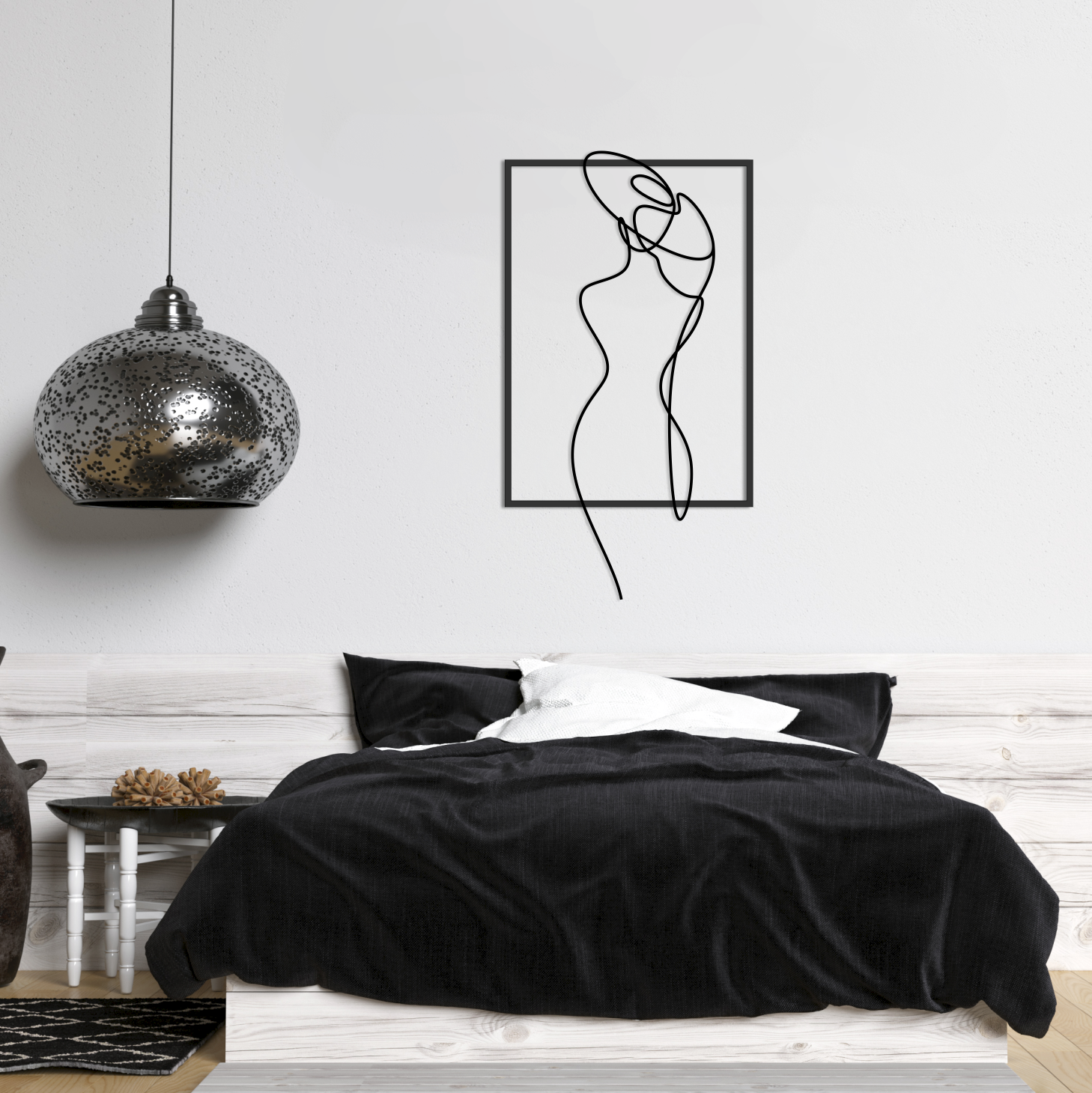 Eco Decor Oy Woman wooden interior painting living room woman - ecodecor.fi