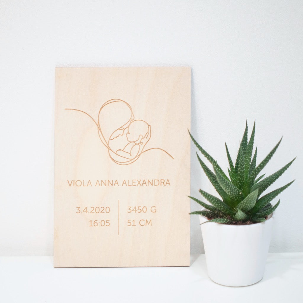 Eco Decor Oy Woman wooden interior painting living room woman - ecodecor.fi